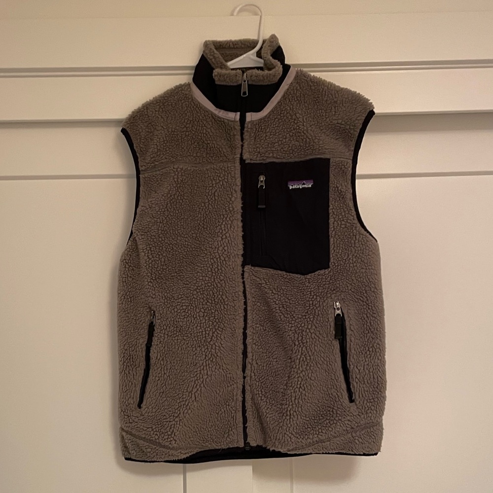 Patagonia Retro X Sherpa Vest Grey Medium